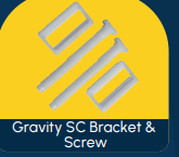 Gravity SC Bracket & Screw