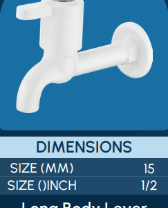 Long Body Lever Handle With Flange