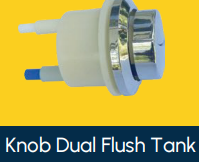 Knob Dual Flush Tank